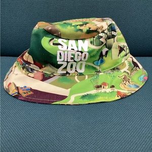 San Diego Zoo Map Bucket Hat